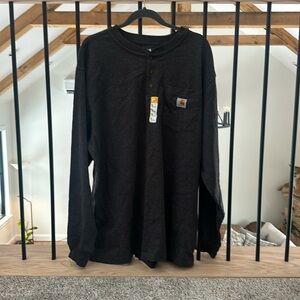 Carhartt Loose Fit Heavyweight Long-Sleeve Pocket Henley